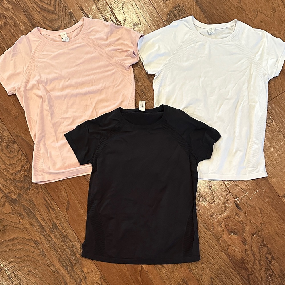 DSG Kids' Short Sleeve Tees - Pink, White, Black